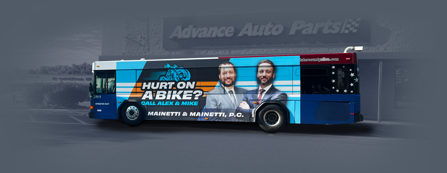 Mainetti bus billboard